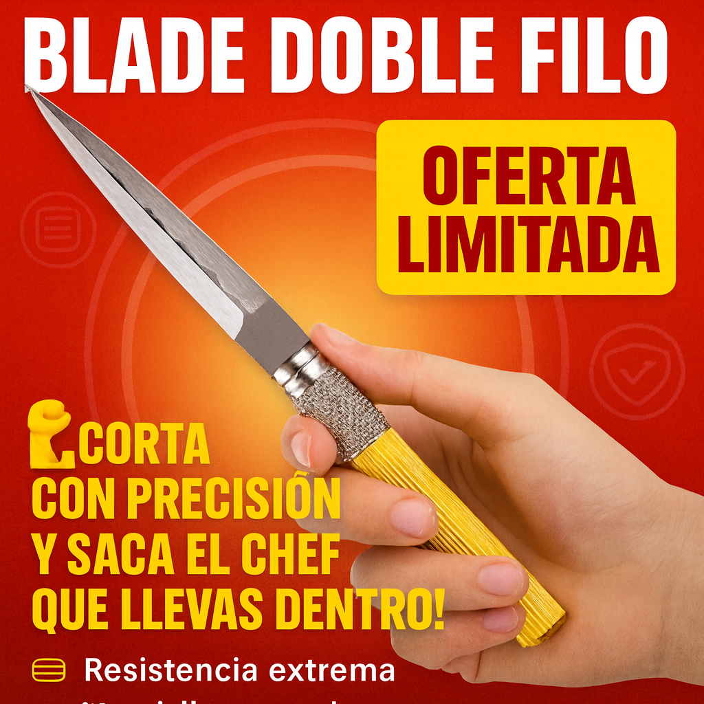 Cuchillo Blade Doble™ – Precisión y fuerza en tus manos