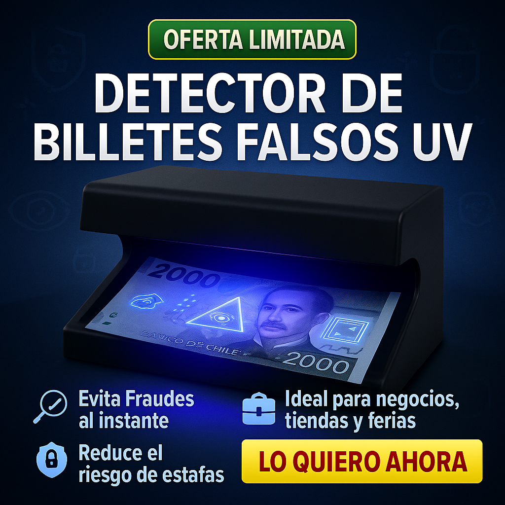 Maquina Detectora de Billetes Falsos