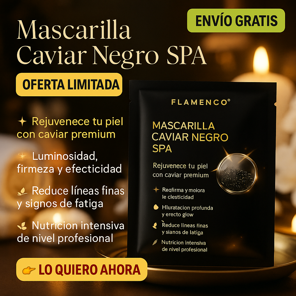 Mascarilla Facial Caviar Negro OFERTA 4x1